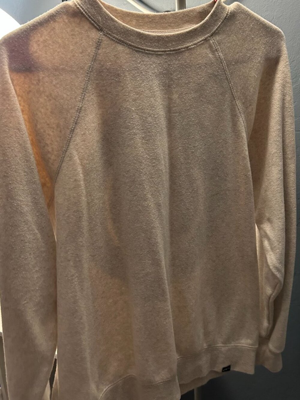 Breckenridge Colorado Mountain Graphic Sweatshirt Crewneck Cream - Picture 3 of 3